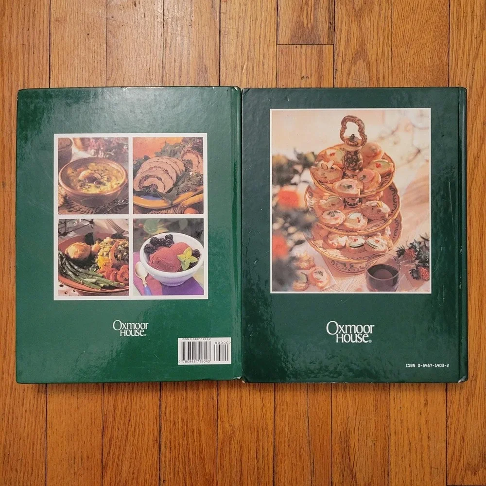 Southern Living Annual Recipes 1994 and 1999 Cookbook Set Vintage Decor‎ Holiday